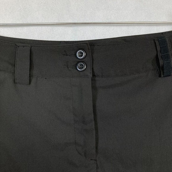Maggie Lane Skort Womens Sz 6 Black Golf A Line Mini Skirt Stretch Zip Pockets - Picture 6 of 8